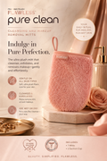 Finishing Touch Flawless Facial Mitt - 7-Day Makeup Remover Cloth Set, Reusable Pads, Face Wipes, Clean and Clear Face